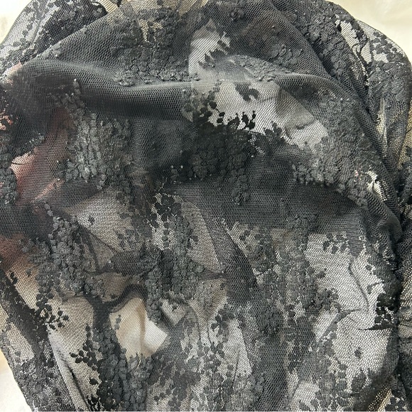 Black Free People Intimately Solid No Lace/Mesh Top- M - Picture 7 of 7